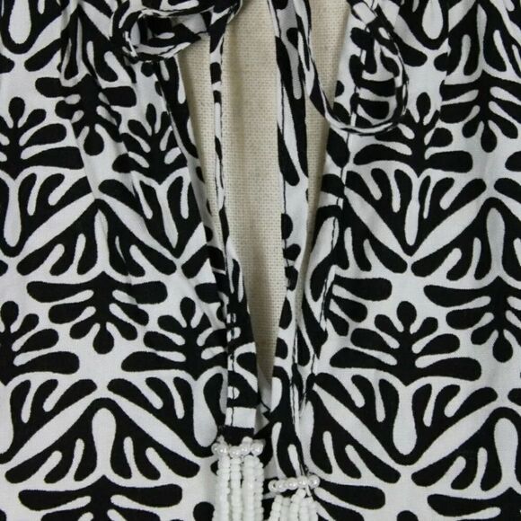 ESCAPADA LIVING S/L CARLIE TOP WHITE BLACK TURKS N - Picture 10 of 11